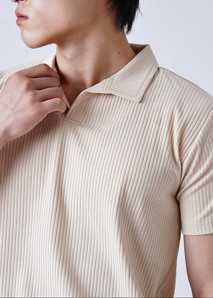 VISCOSE KNIT POLO-FT