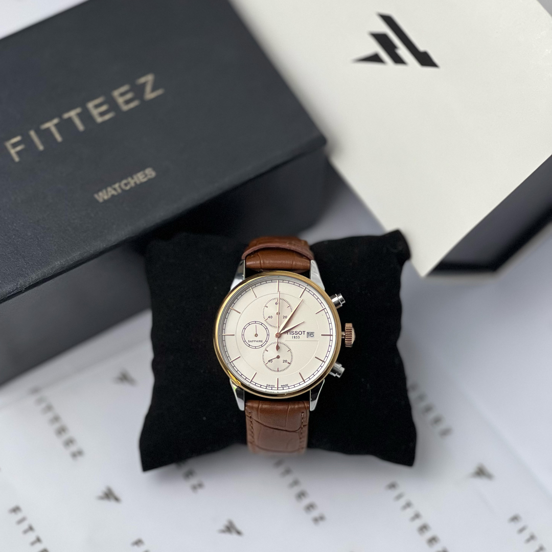 MEN'S STAINLESS CHRONOGRAPH UNIQUE WATCH - FITTEEZ