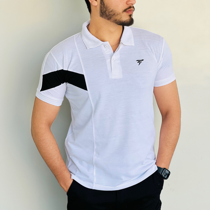 EFFORTLESSLY STYLISH OUR WHITE POLO-FT - FITTEEZ