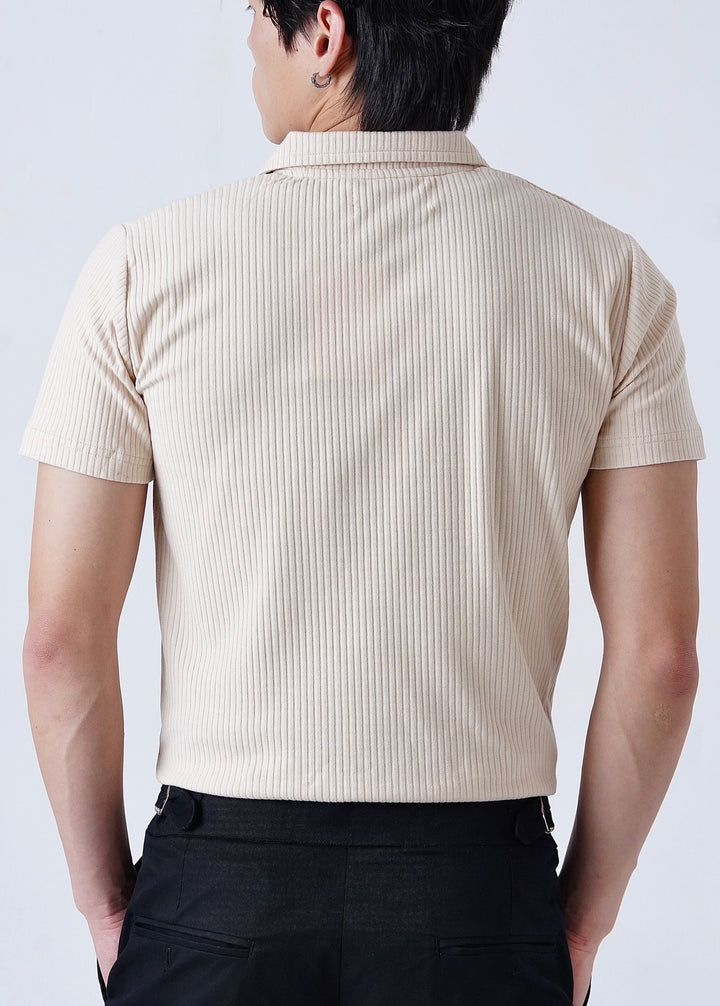 VISCOSE KNIT POLO-FT