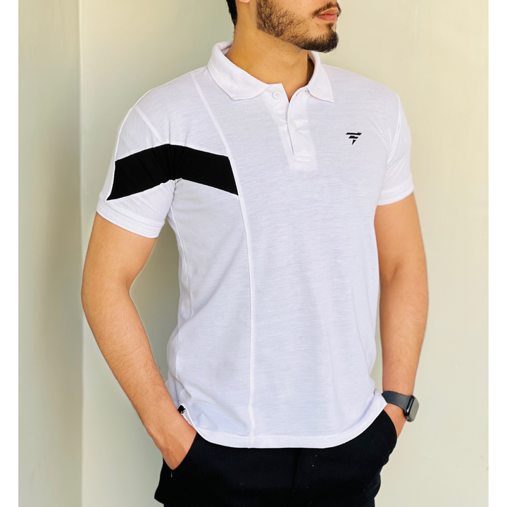 EFFORTLESSLY STYLISH OUR WHITE POLO-FT - FITTEEZ