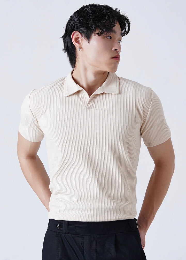 VISCOSE KNIT POLO-FT