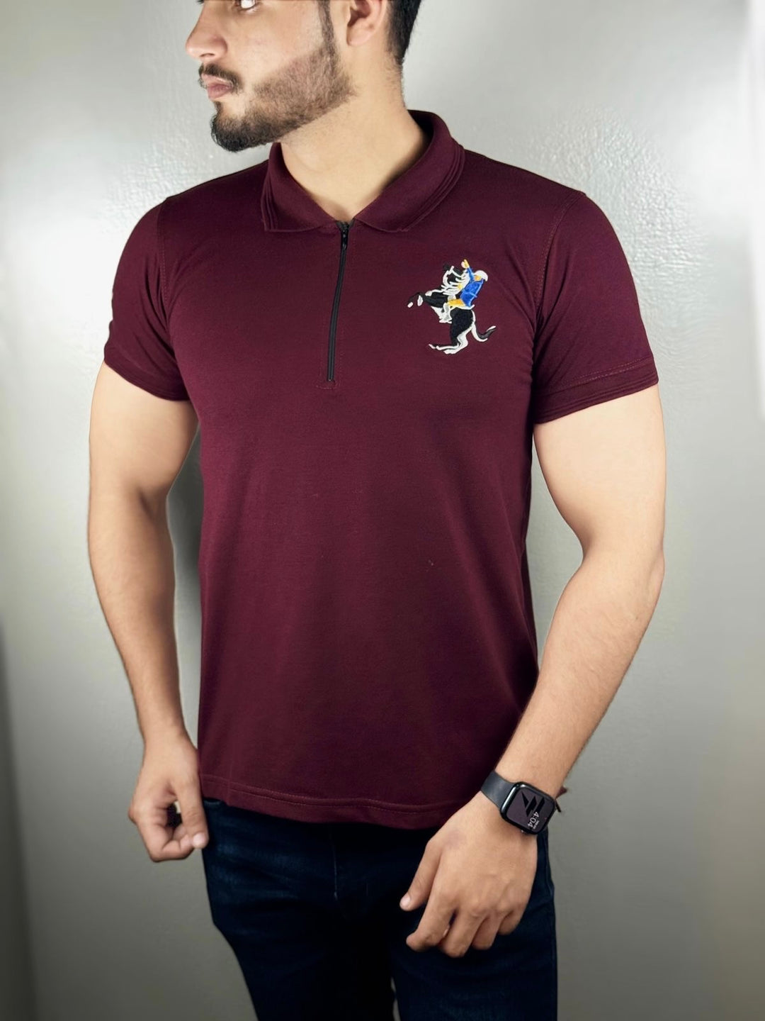 CASUAL LOOK OF POLO'S T-SHIRT WITH SYNTHETIC FIBER - FITTEEZ