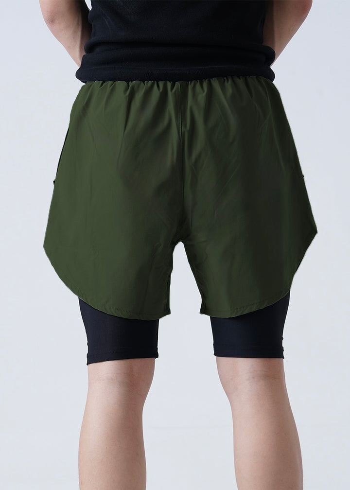 THE MICRO-STRETCH SHORT-OLIVE