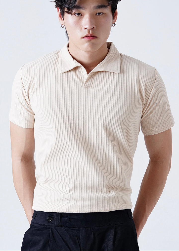 VISCOSE KNIT POLO-FT