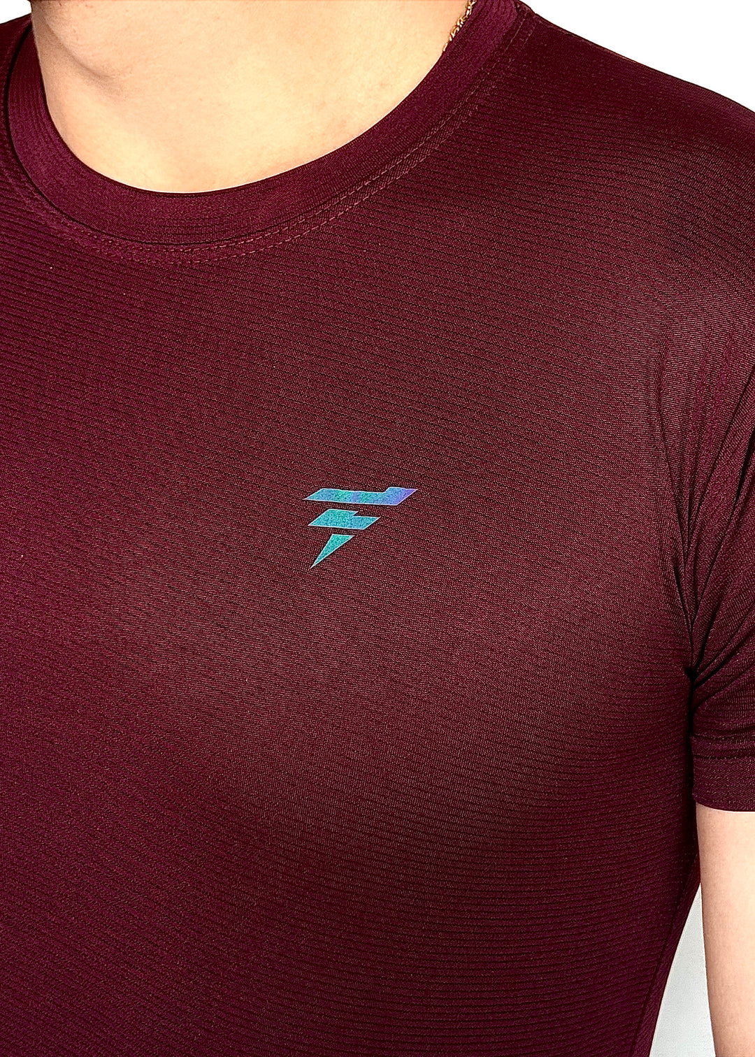 THE STRETCH-PRO TEE-MAROON