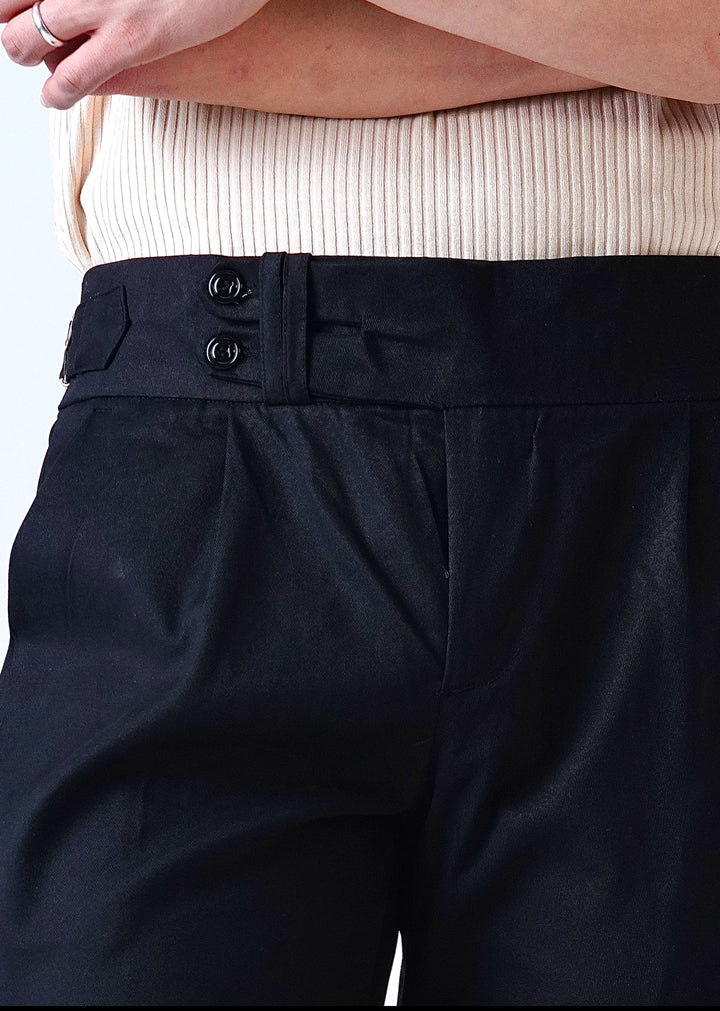 THE GURKHA PANT-BLACK