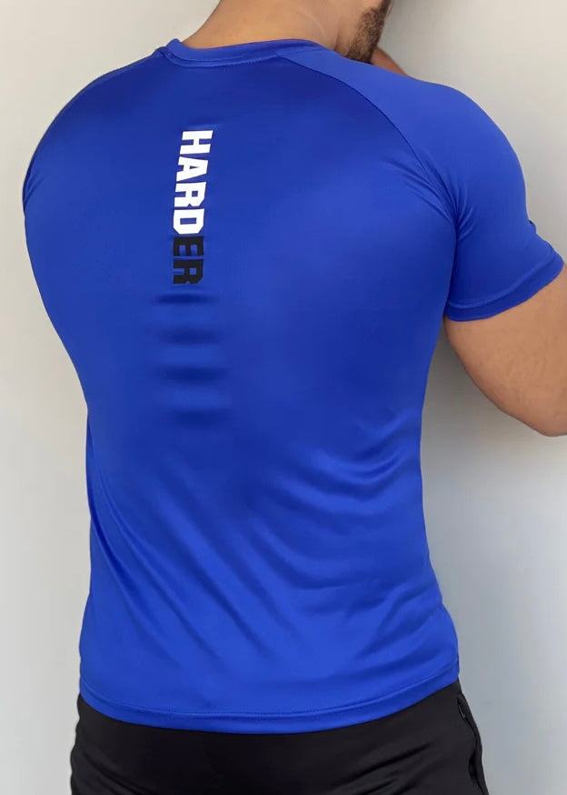 THE LYCRA TEE-ROYAL BLUE