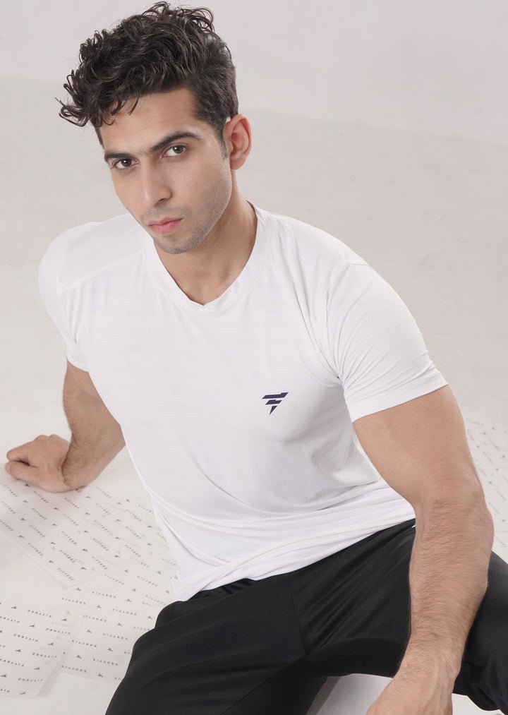 CASUAL ELEGANT T-SHIRT WITH LYCRA STUFF-FT