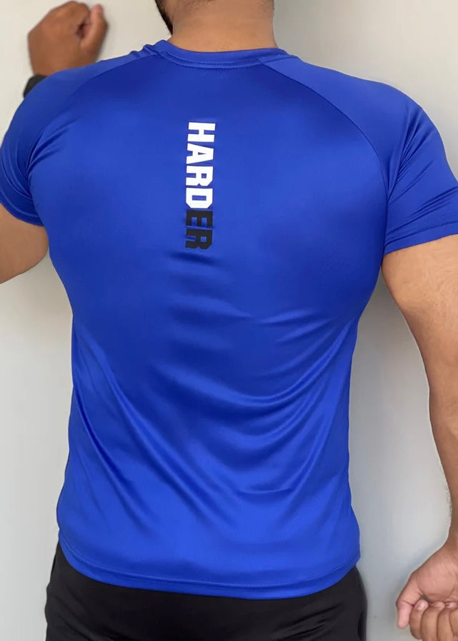 THE LYCRA TEE-ROYAL BLUE