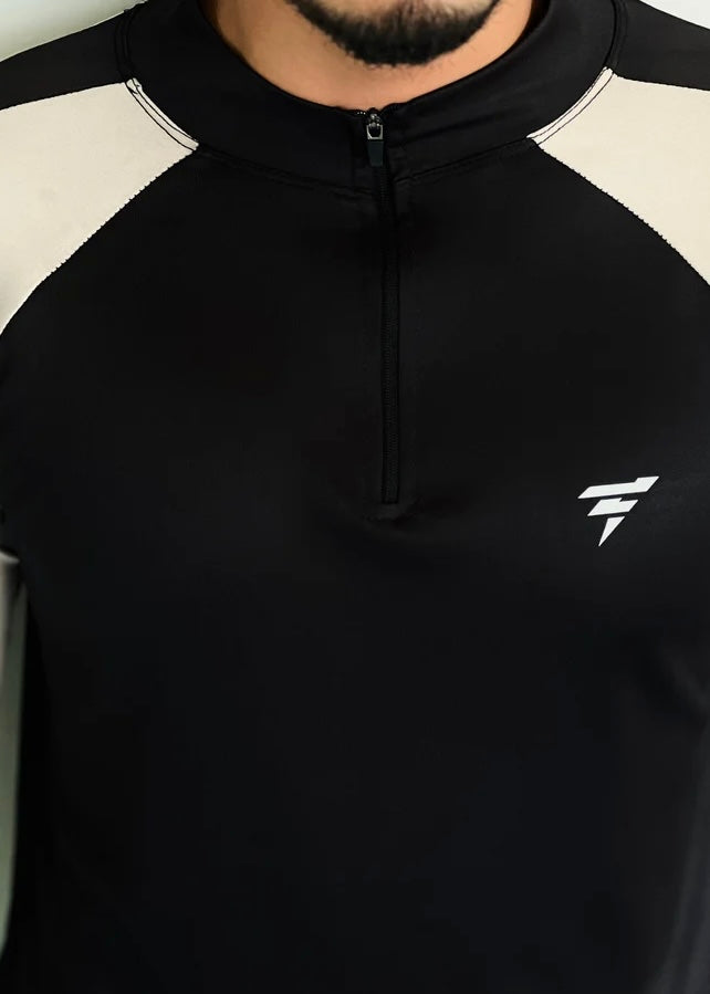 ZIPPER TRACKSUIT BLACK-FT