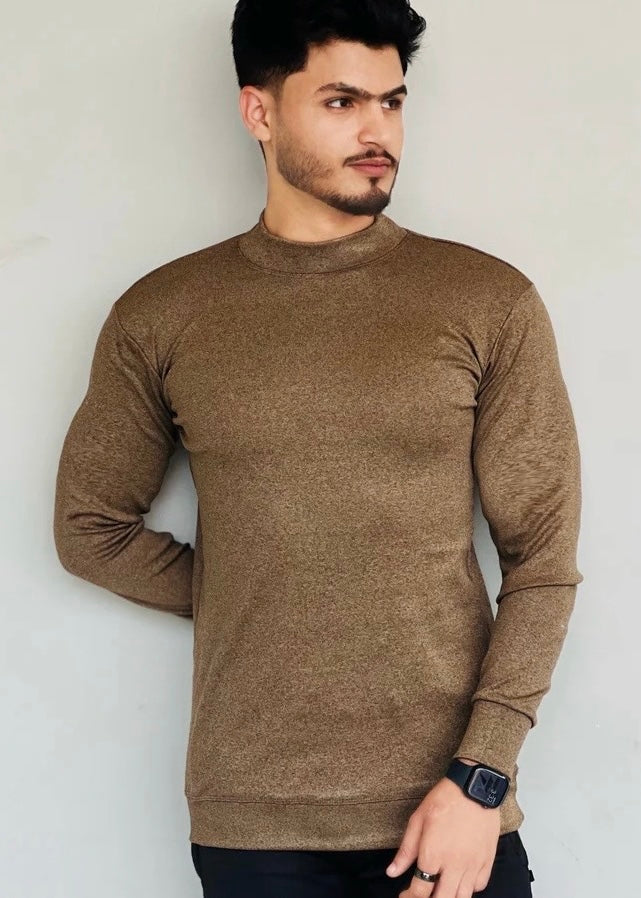 THE BROWN CREWNECK-FT