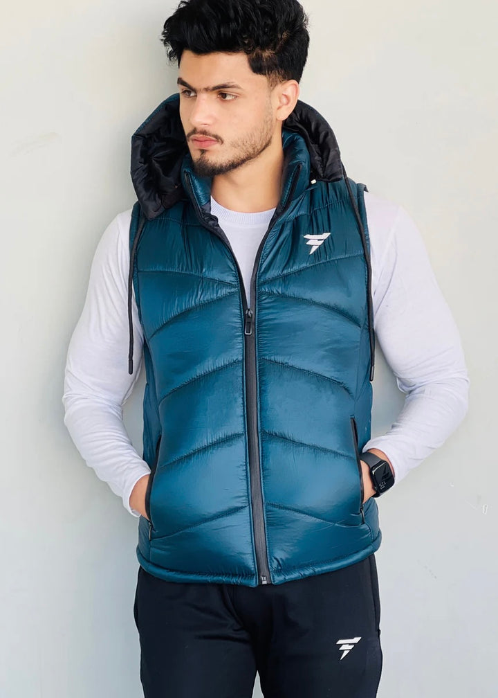 ELEGANT SLEEVELESS PARACHUTE JACKET - ZINK