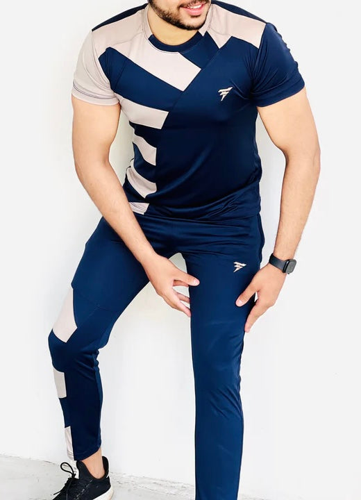 STLISH DURABLE NAVY BLIUE TRACKSUIT