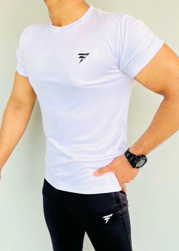 Simple Plain White dry-fit T-shirt