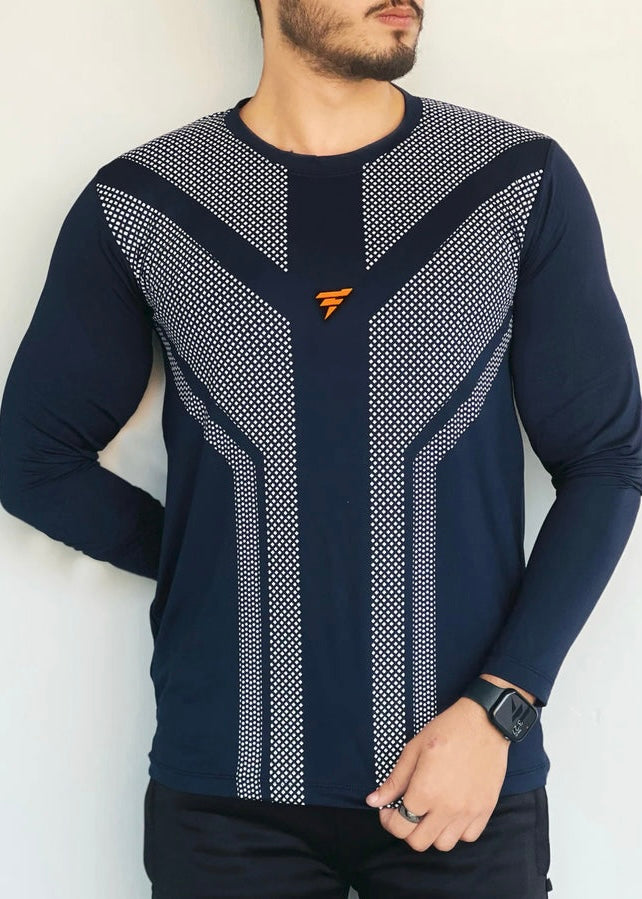 LYCRA FULL SLEEVES SHIRT STAY STYLISH AND COMFORTABLE - FT