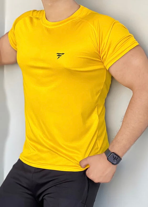 THE LYCRA SHIRT-YELLOW