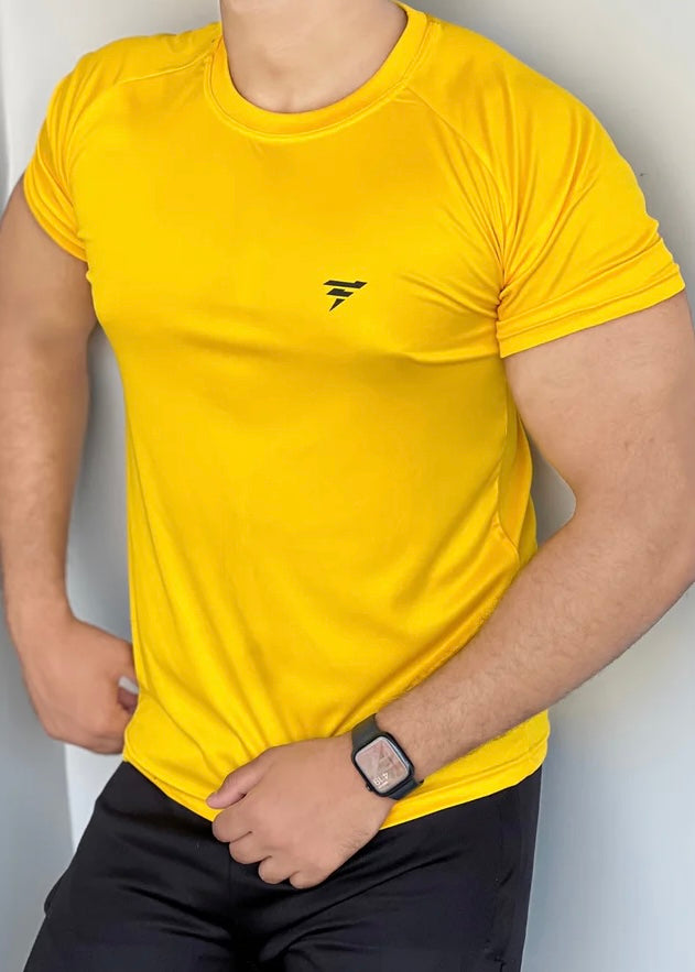 THE LYCRA SHIRT-YELLOW