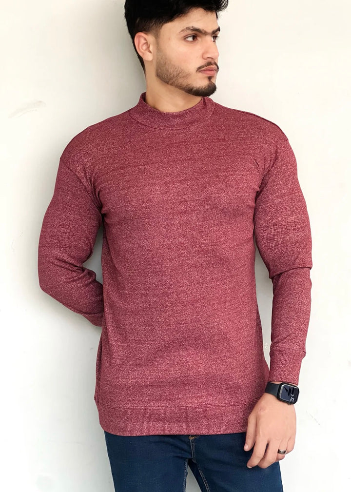 CREWNECK MAROON SWEATERS: YOUR STYLE STAPLE FOR COMFORT AND VERSATILITY-FT