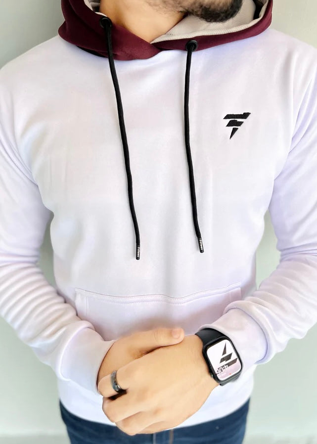 THE WHITE SKUNA HOODIE-FT