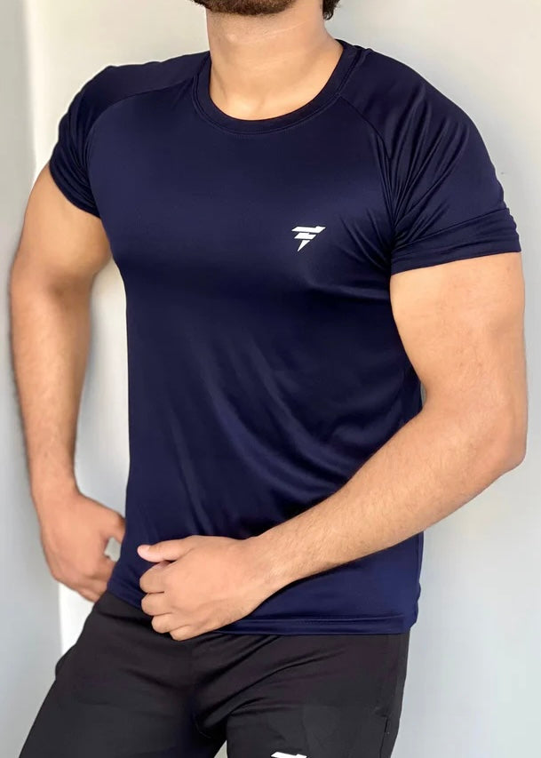 THE LYCRA TEE-BLUE