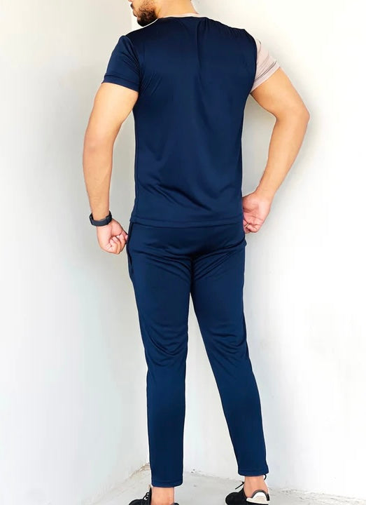 STLISH DURABLE NAVY BLIUE TRACKSUIT