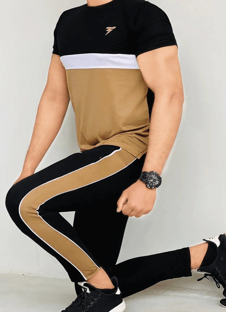 Active Attire Half Sleeves Tracksuit - FITTEEZ