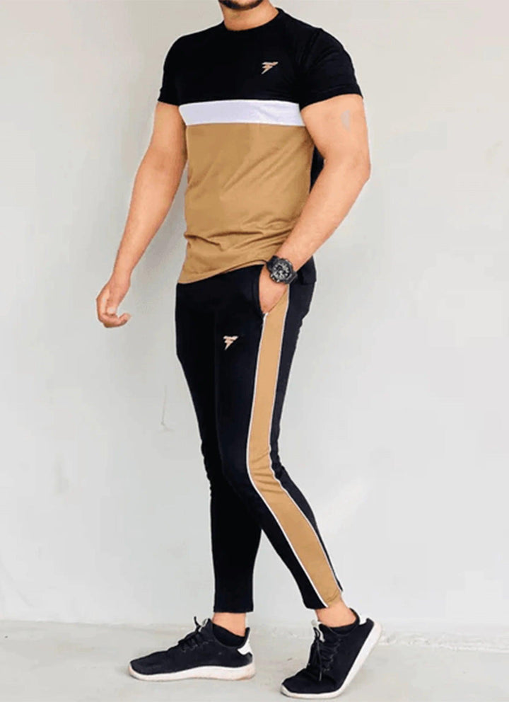 Active Attire Half Sleeves Tracksuit - FITTEEZ