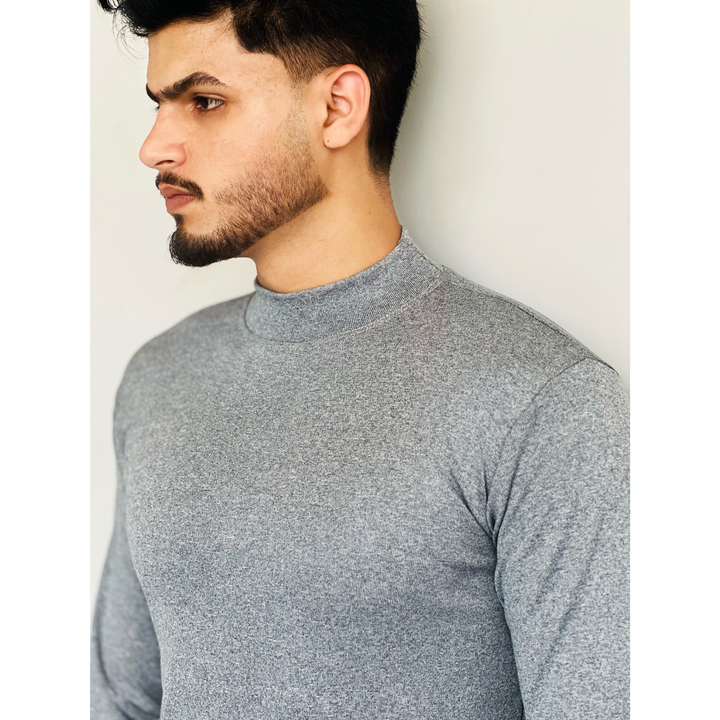 Classic Grey Crew Neck Sweatshirt for All-Day Comfort - FITTEEZ