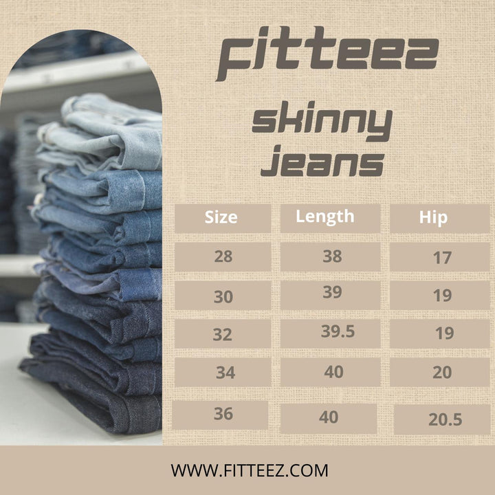 STRETCHABLE SLIM FIT JEANS (JET BLACK) 01 - FITTEEZ