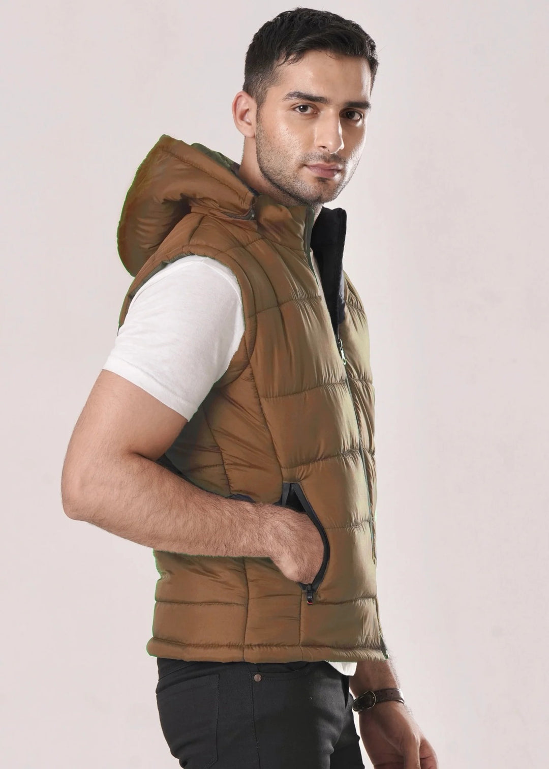 DETACHABLE SLEEVELESS JACKET-FT