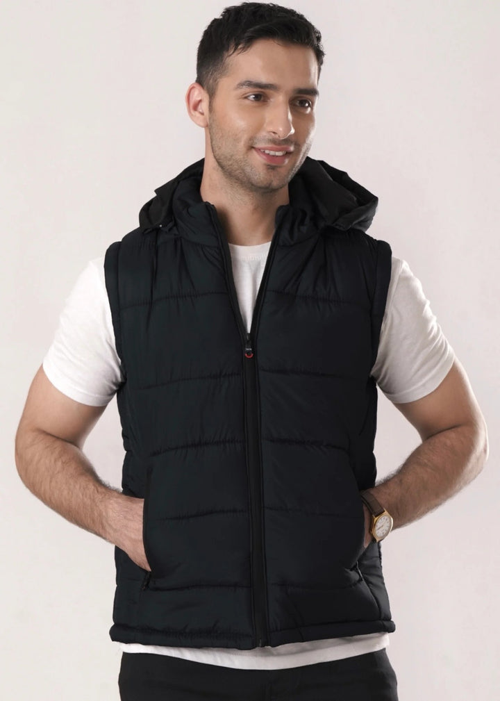 DETACHABLE SLEEVELESS JACKET-FT