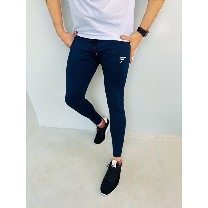 ATHLETIC NAVY BLUE TROUSERS - FITTEEZ