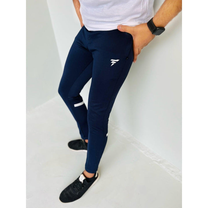 RELAXED FIT CAMOUFLAGE Navy Blue TROUSER - FITTEEZ