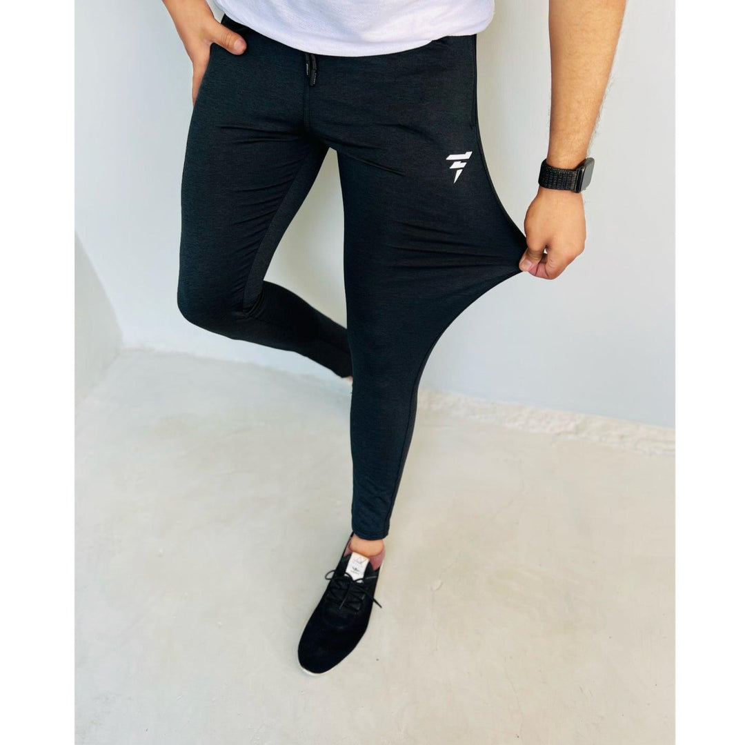 Athletic Black Trousers - FITTEEZ