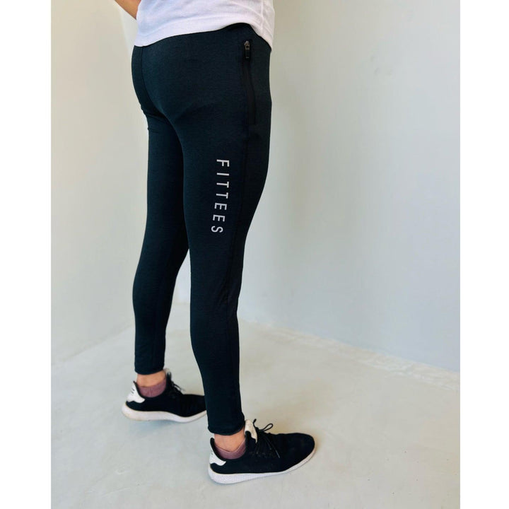 Athletic Black Trousers - FITTEEZ