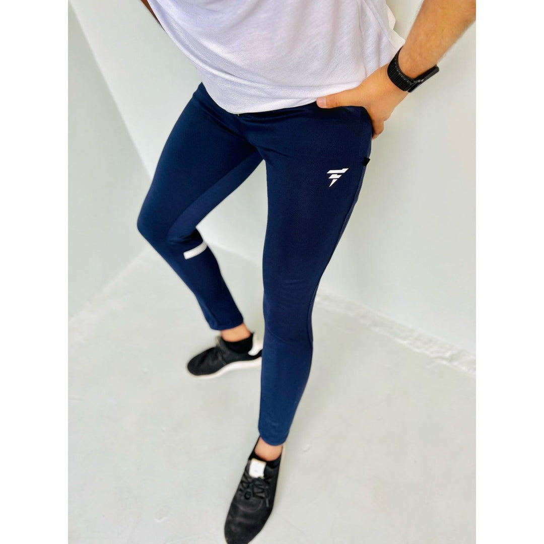 RELAXED FIT CAMOUFLAGE Navy Blue TROUSER - FITTEEZ