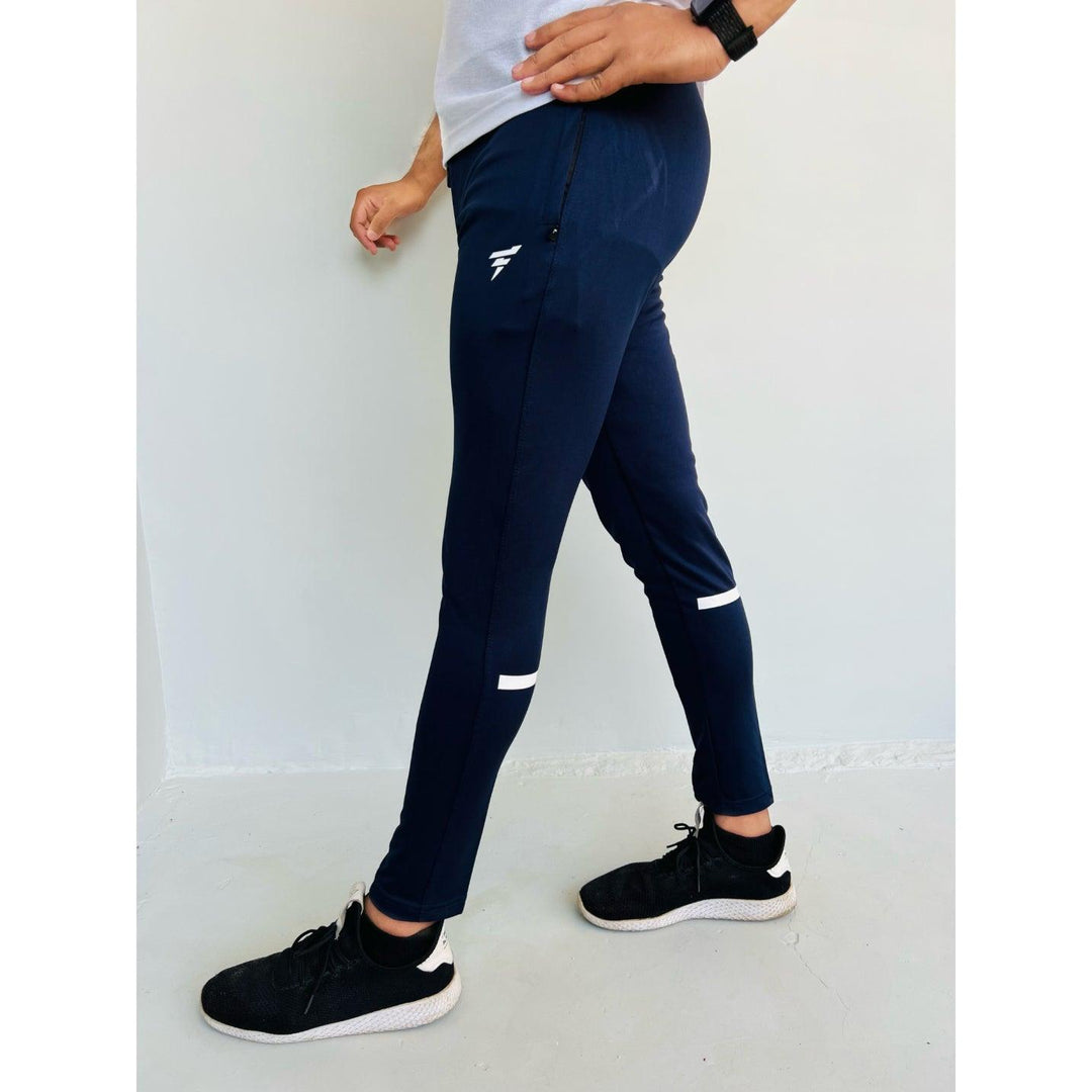 RELAXED FIT CAMOUFLAGE Navy Blue TROUSER - FITTEEZ