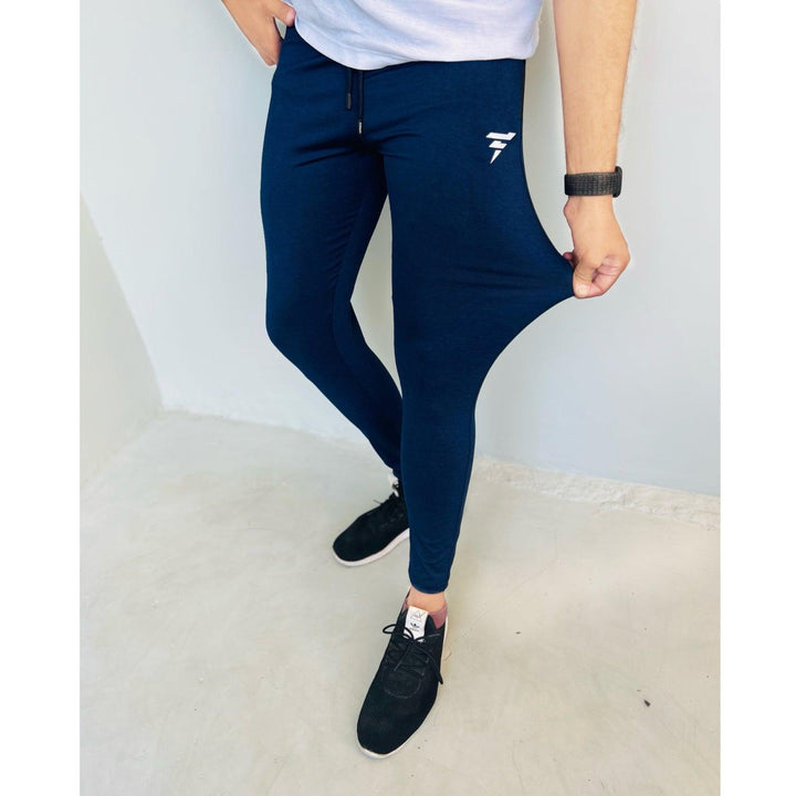 ATHLETIC NAVY BLUE TROUSERS - FITTEEZ