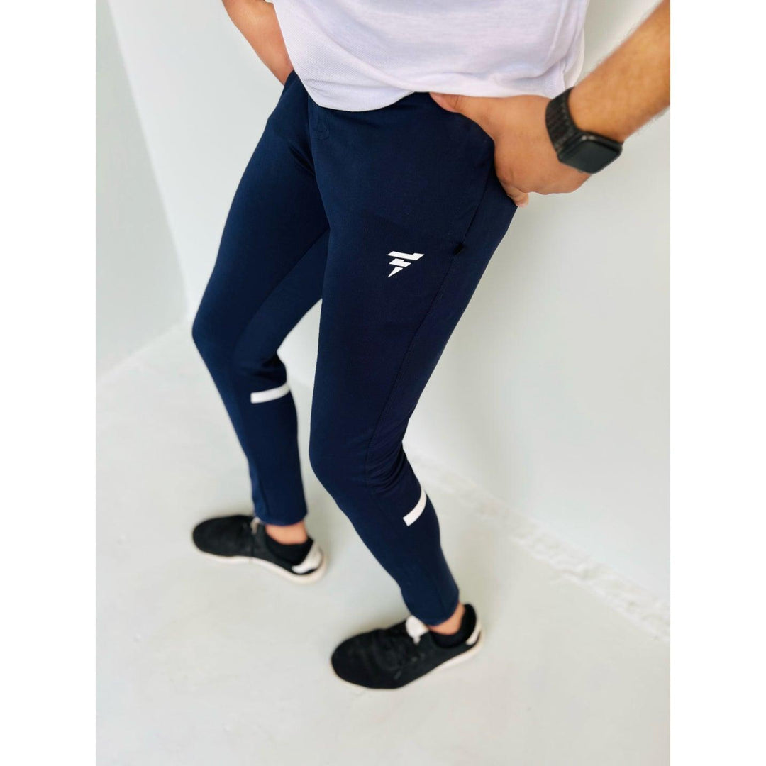 RELAXED FIT CAMOUFLAGE Navy Blue TROUSER - FITTEEZ