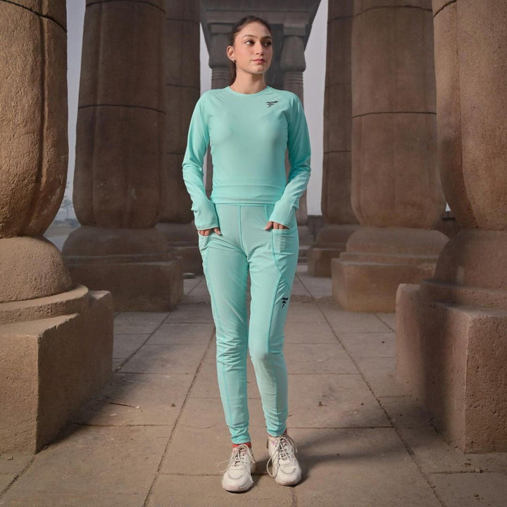 WOMEN'S Blue TRENDY TRACKSUIT - FITTEEZ