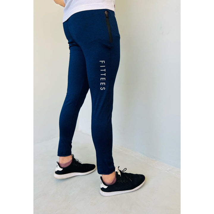 ATHLETIC NAVY BLUE TROUSERS - FITTEEZ